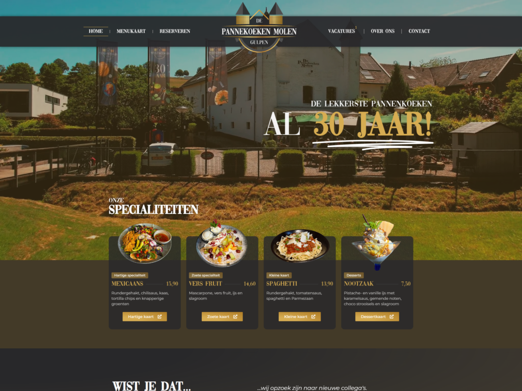 de pannekoekenmolen home